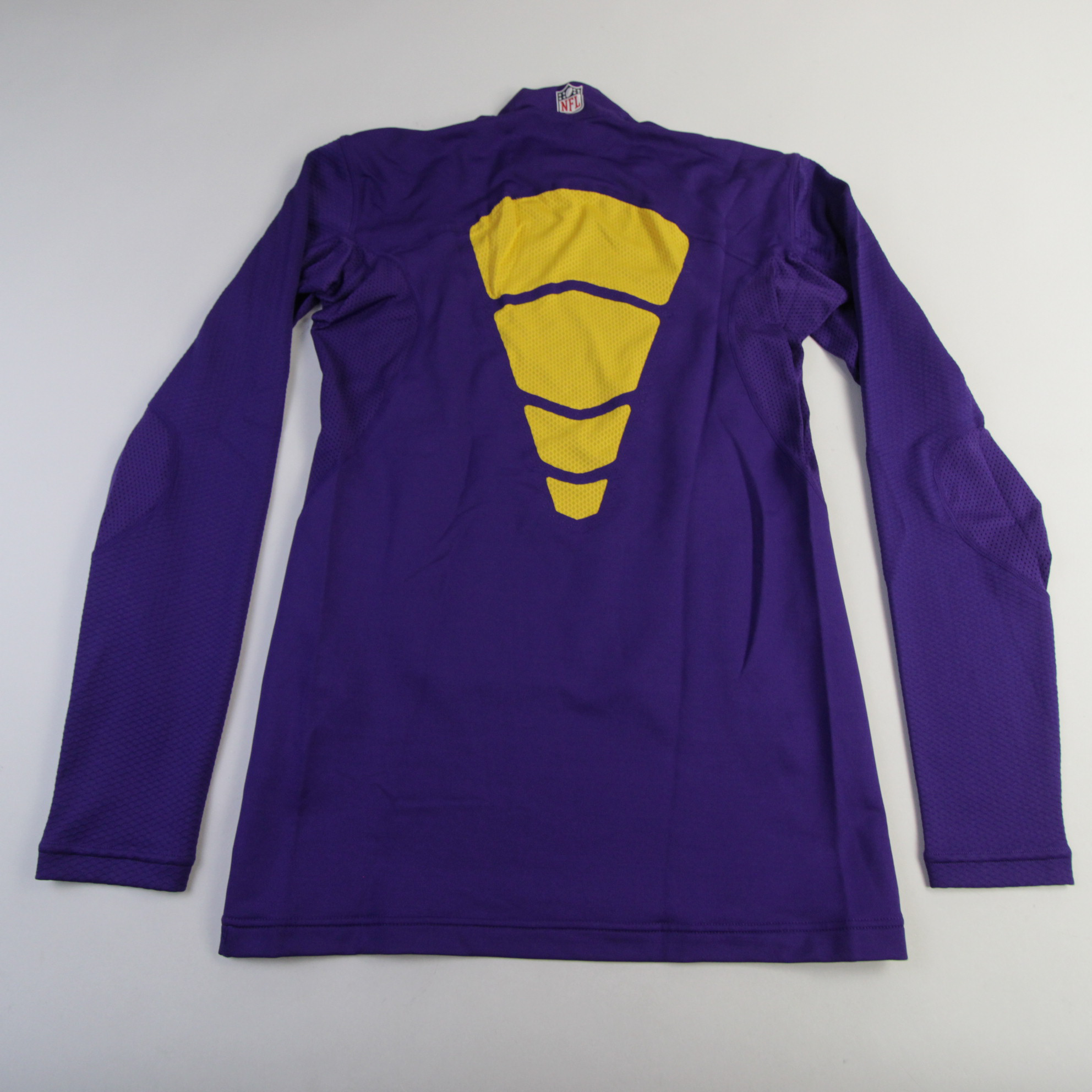 Men's Nike Black/Purple Minnesota Vikings Throwback Raglan Long Sleeve  T-Shirt