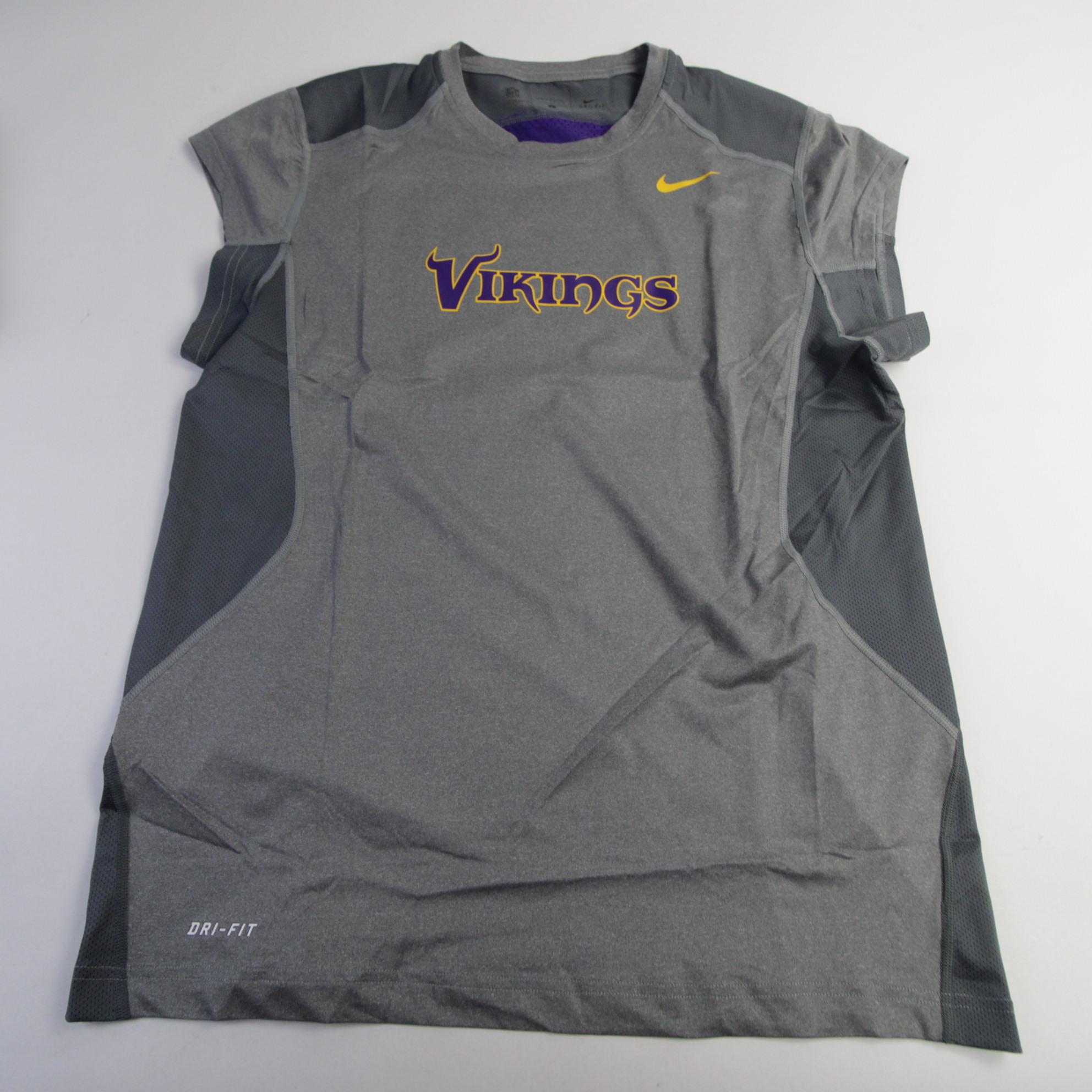 Nike Dri-Fit Minnesota Vikings Gray T-Shirt Men’s Size Medium