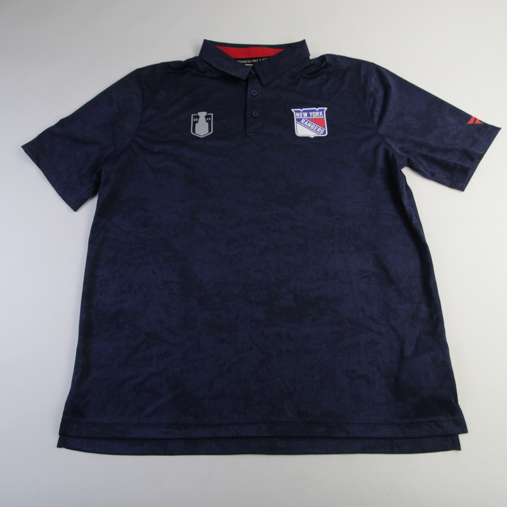 Men's Fanatics Branded Navy Winnipeg Jets Authentic Pro - Polo